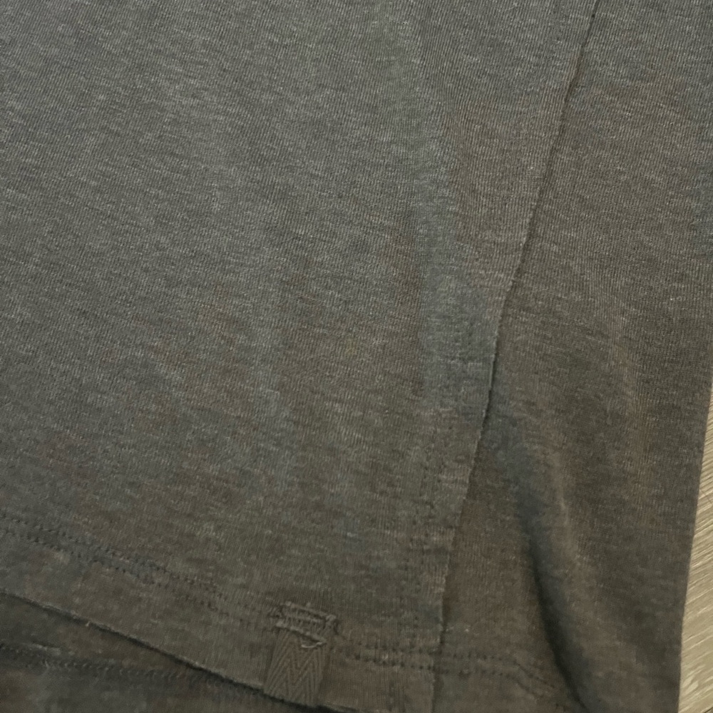 Free People Charcoal Short Sleeve Tee - Picture 3 of 4